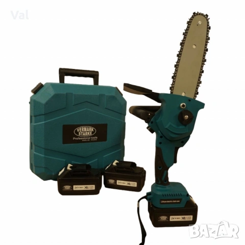 Немска акумулаторна (трион) резачка 24V 5Ah Vermark Starke 25см, снимка 5 - Други инструменти - 53690390