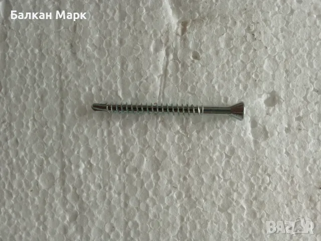 🔩 Винт,винтове за дюшеме,ламперия– 3.5 x 40 мм, TORX, поцинкован – 500 бр./оп., снимка 2 - Железария - 50168651