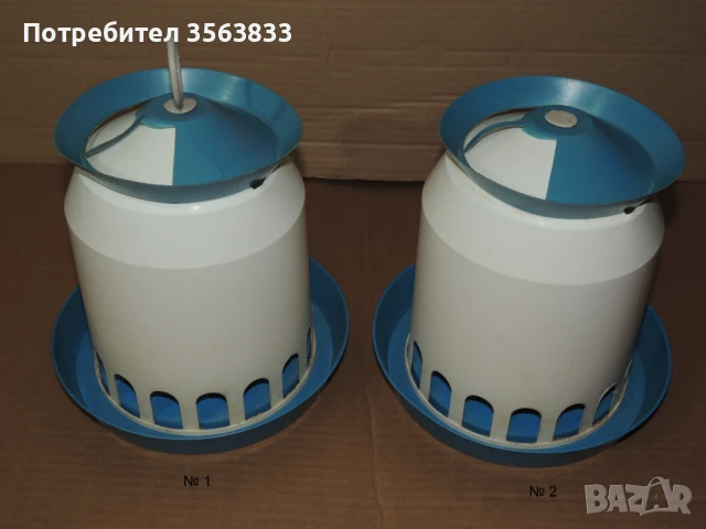 2 броя хранилки за пилета - Цена: 6 лв. за двата броя, снимка 17 - За птици - 51231197