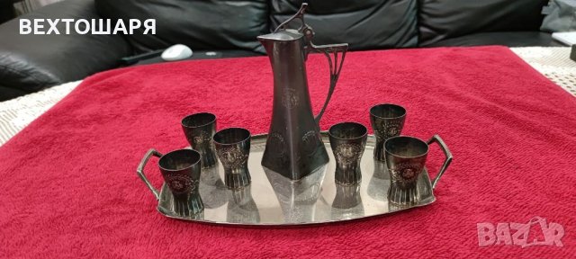 Старинен сребърен сервиз - WMF, снимка 7 - Антикварни и старинни предмети - 38780244