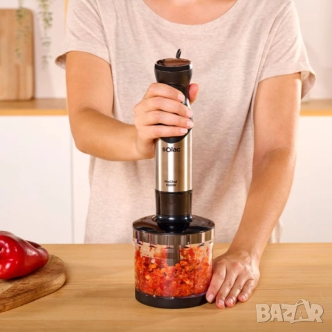 Кухненски робот 3в1 SOLAC - Пасатор, Чопър и Миксер, снимка 2 - Чопъри и пасатори - 51507310