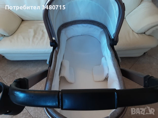 Бебешка/Детска количка Bebe stars puerto 3 в 1 + подарък, снимка 3 - Детски колички - 50485094