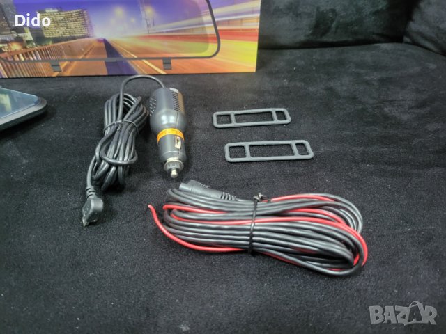 Огледало за автомобил с 2 камери – видеорегистратор и камера за задно виждане  Код на продукт: TS610, снимка 8 - Аксесоари и консумативи - 39443007