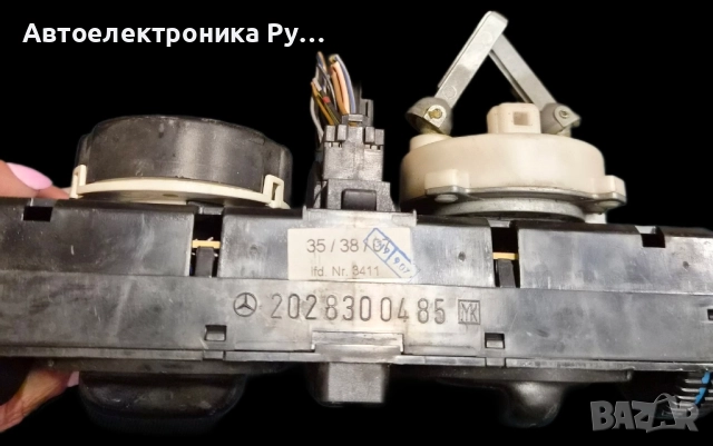 Панел контрол климатик за Mercedes C-Class, W202, 1993-2000г., 202 830 04 85 , 2028300485, снимка 2 - Части - 52283683