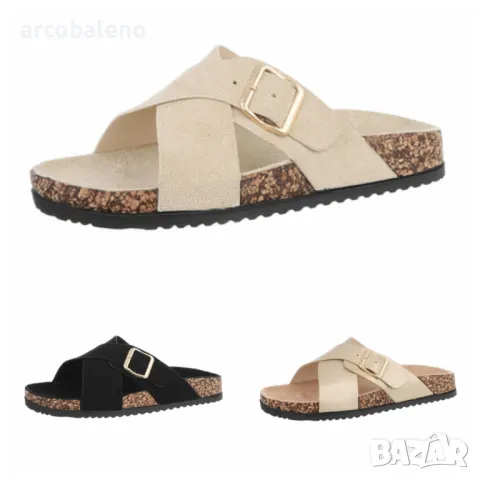 Дамски летни чехли, 3цвята 