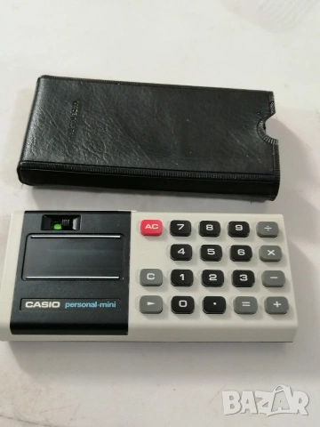 Ретро калкулатор CASIO personal-mini, снимка 5 - Антикварни и старинни предмети - 53500482