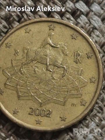 монета 50 евро цента