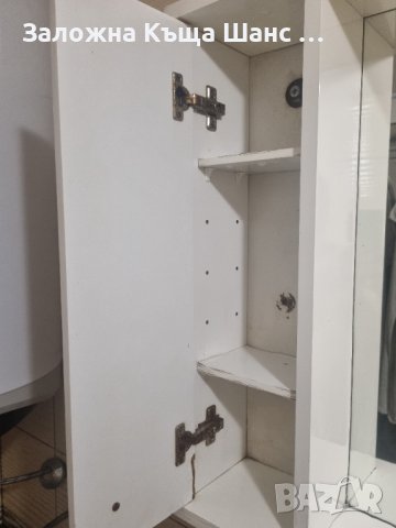 Горен огледален шкаф за баня , снимка 8 - Шкафове - 41926028