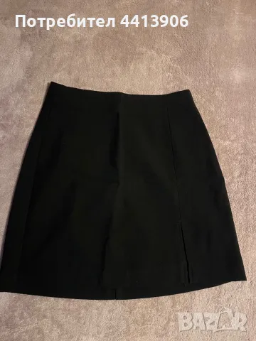 Дамска къса пола с цепка, снимка 1