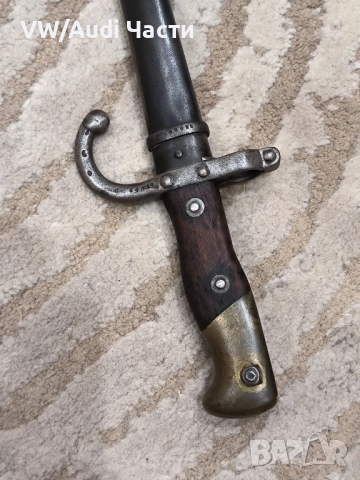 Френски щик нож байонет ГРА GRASS M1874, снимка 4 - Антикварни и старинни предмети - 51708606