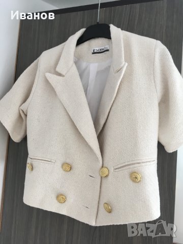 Блейзър, летен, къс, дамски, нов