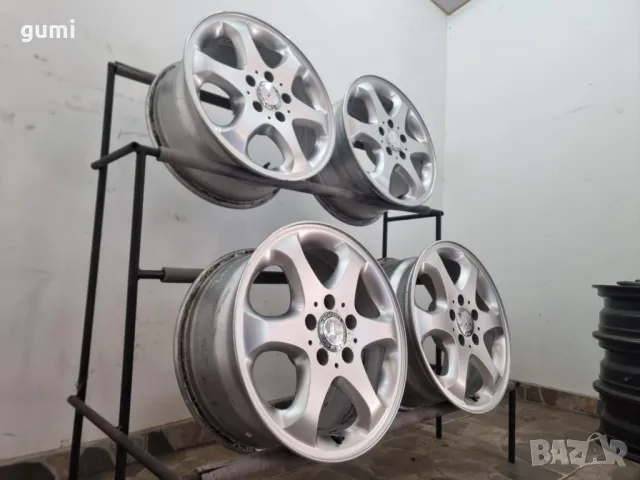 4бр 16ски джанти за  MERCEDES 5х112мм A160733 , снимка 6 - Гуми и джанти - 49072360
