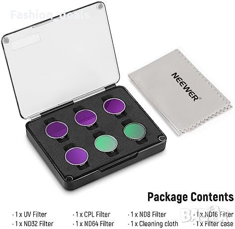 Нови 6 броя Поляризиращи филтри за екшън камера Insta360 GO 2 GO 3, снимка 9 - Чанти, стативи, аксесоари - 41959318