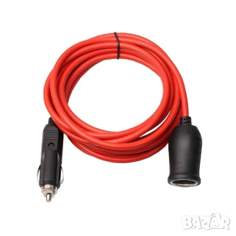 Разклонител за запалка с 1 гнездо 120W и кабел 2 м, снимка 2 - Аксесоари и консумативи - 55862939
