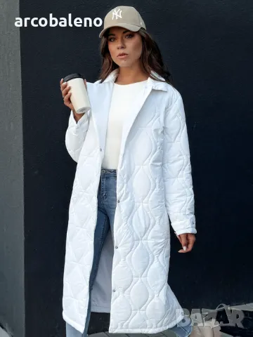 Дамско дълго ватирано палто TRENDIFY, 4цвята , снимка 5 - Якета - 48556422