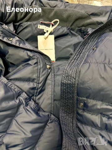 Пухено яке Tommy Hilfiger Original , снимка 9 - Якета - 52457965