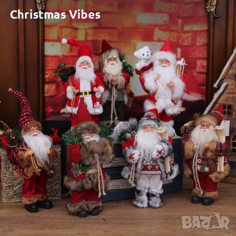 Фигурка Дядо Коледа в традиционно облекло, 30 см. SD28, снимка 6 - Декорация за дома - 52091540
