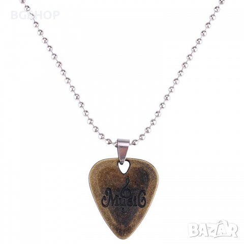 Перце за китара тип колие - Bronze, снимка 1 - Колиета, медальони, синджири - 36371462