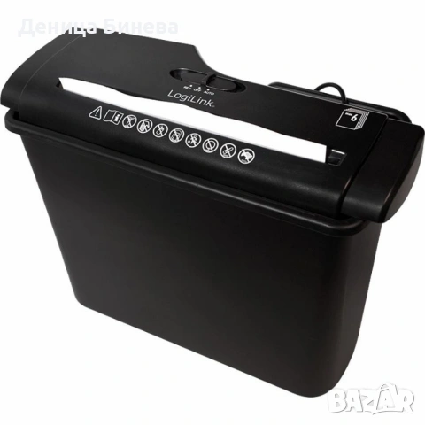 Шредер за хартия LogiLink „Aktenvernichter“, снимка 4 - Други стоки за дома - 53115327