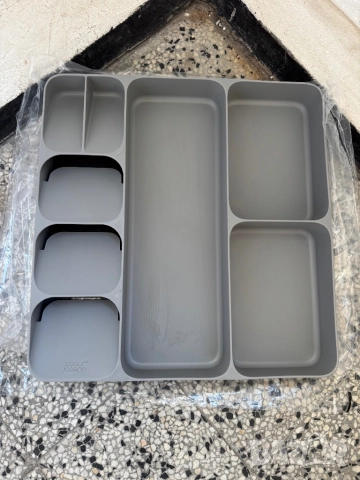 Органайзер за Прибори Joseph Joseph DrawerStore Compact, Сив, Вилици, Лъжици, Ножове!, снимка 2 - Органайзери - 52858161