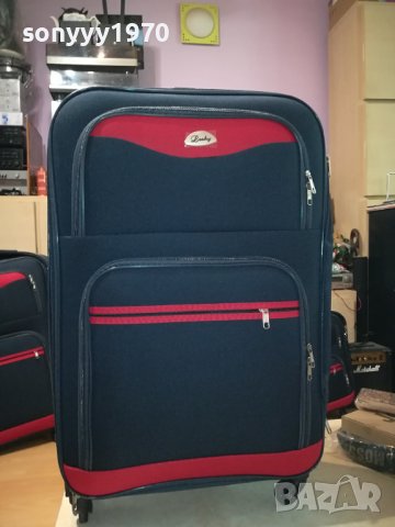 куфар с колелца-нов текстил 0908231143, снимка 8 - Куфари - 41802529