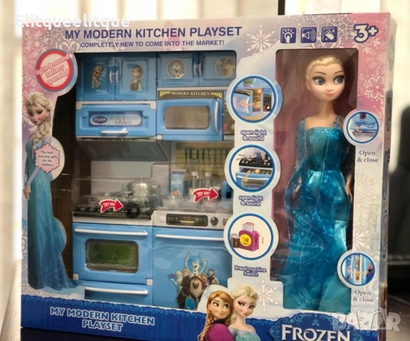 Детски кухненски комплект „Елза - Замръзналото кралство“ – My Modern Kitchen Playset, снимка 5 - Други - 52273315