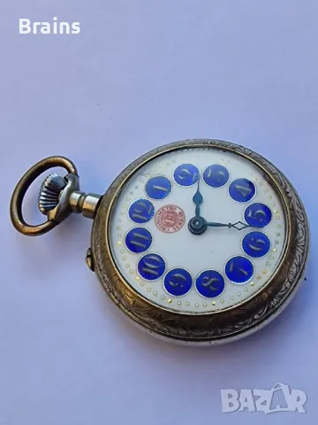 Джобен Часовник ROSKOPF S. Georgius Chronometro Verdad, снимка 6 - Антикварни и старинни предмети - 49007550