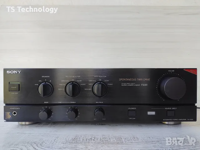 Стерео Усилвател Sony TA-F220 – Spontaneous Twin Drive, Made in Japan, снимка 2 - Ресийвъри, усилватели, смесителни пултове - 56047287