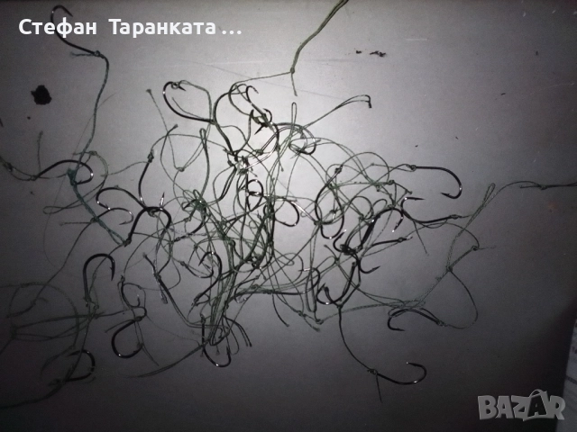 вързани куки със 4 нишково плетено влакно , снимка 5 - Такъми - 51586649