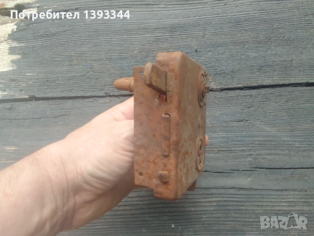 Стара брава за врата, снимка 4 - Антикварни и старинни предмети - 51416496