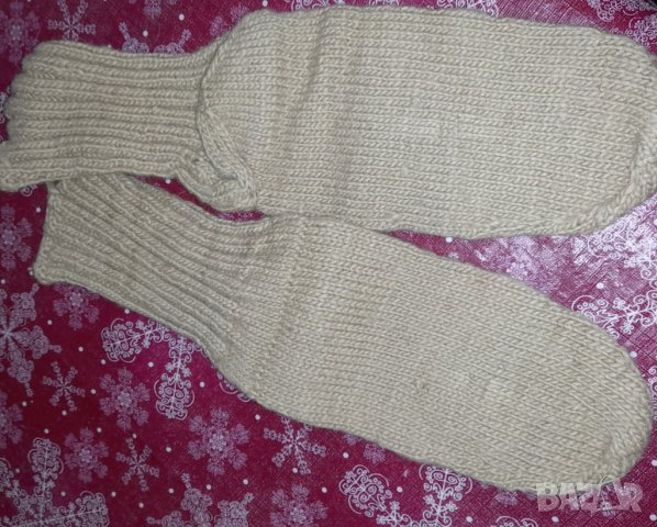 Продавам ръчно плетени терлици и чорапи от истинска вълна, снимка 4 - Други - 39804891