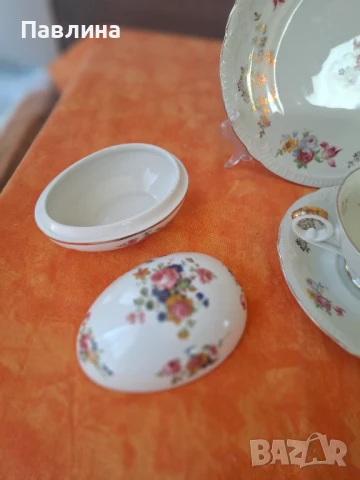 Троен порцеланов сет, снимка 4 - Чаши - 50955592