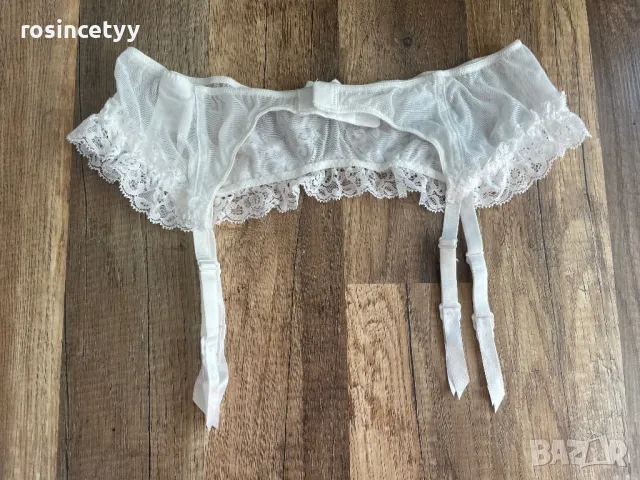 Бели жартиери H&M, снимка 3 - Бельо - 46801236