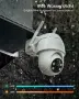 Безжична Охранителна Камера COOAU Q02 – 2K FHD, 360° Оглед, AI Детекция и Батерия, снимка 8