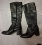 Дамски черни ботуши от ест.кожа, снимка 1