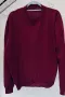 Красива блуза/пуловер бордо унисекс, снимка 2