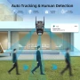 WiFi PTZ охранителна камера с 3 обектива, 4MP резолюция, AI проследяване и нощно виждане – външна, в, снимка 7