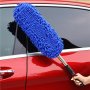 Микрофибърна четка за почистване на автомобил с телескопична поддръжка , снимка 2