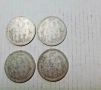 Лот от четири броя Румъния 5 леи 1978 година колекционерски алуминиеви монети пари, снимка 1