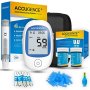 Нов Домашен комплект за тестване на кръвна глюкоза/50 броя тест лентички