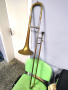 Bb tenor slide trombone - /Germany/ Тенор Цуг Тромбон с твърд куфар, снимка 1
