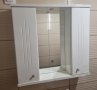 Горен огледален шкаф за баня , снимка 1 - Шкафове - 41926028
