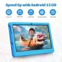 Нов Yicty Детски таблет 10.1" Android 13 с тъчскрийн 1280x800 IPS четириядрен 6GB RAM / 64GB ROM, снимка 2