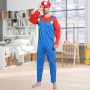 Костюм на Super Mario, за възрастни, 4 части, комплект за Марио съдържа гащеризон ключодържател, снимка 5