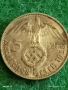 Сребърна монета 5 райхсмарки 1938г. Германия Трети Райх с Свастика за КОЛЕКЦИОНЕРИ 52866, снимка 2