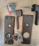 Дръжки за секретна брава Locksys с шилд шагрен, 72 мм, Classic 5001 no, снимка 2