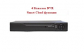 4 Канален DVR със Smart Cloud функция, за 4 камери за видеонаблюдение, снимка 1 - Комплекти за видеонаблюдение - 32692061