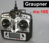 продавам дистанционо MX-16S GRAUPNER COMPUTERSYSTEM 35/35B MHZ, снимка 1 - Дронове и аксесоари - 41579825