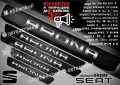 ПРАГОВЕ карбон SEAT CUPRA фолио стикери sepcu1, снимка 5
