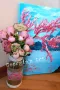 🌹Ръчно декорирана ваза с рози 🥀, снимка 5